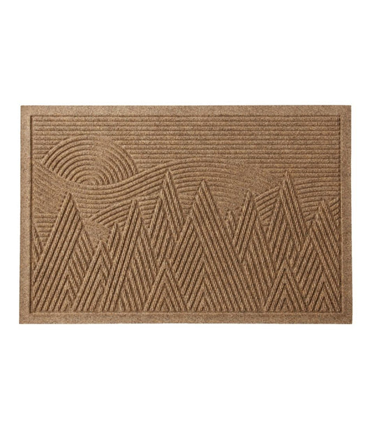 L.L.Bean | Everyspace Recycled Waterhog Doormat, Mountain Scene