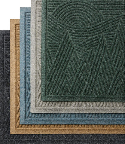 L.L.Bean | Everyspace Recycled Waterhog Doormat, Mountain Scene
