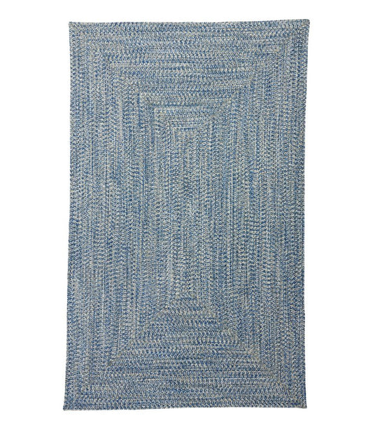 L.L.Bean | All-Weather Braided Rug, Concentric Pattern Rectangular