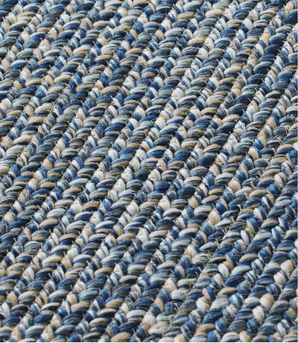 L.L.Bean | All-Weather Braided Rug, Concentric Pattern Rectangular