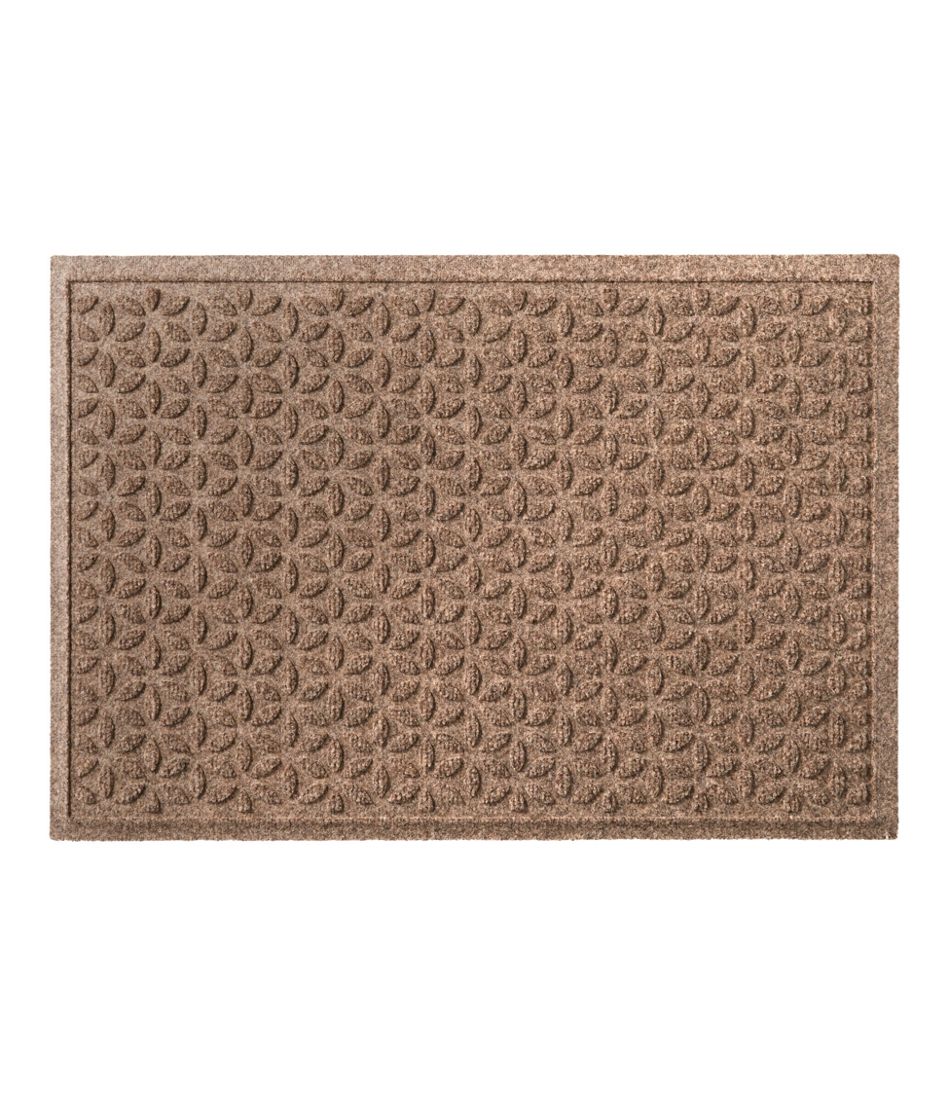 L.L.Bean | Heavyweight Recycled Waterhog Doormat, Blooming Circles