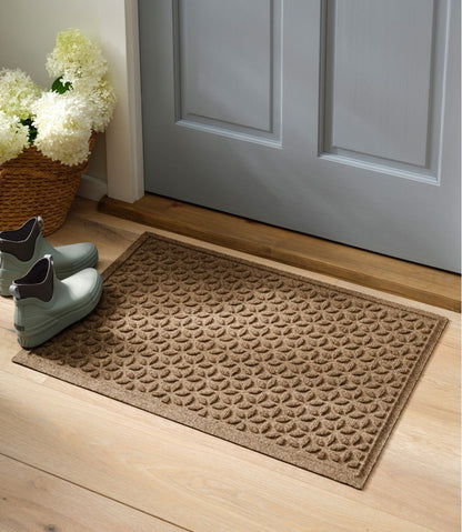 L.L.Bean | Heavyweight Recycled Waterhog Doormat, Blooming Circles