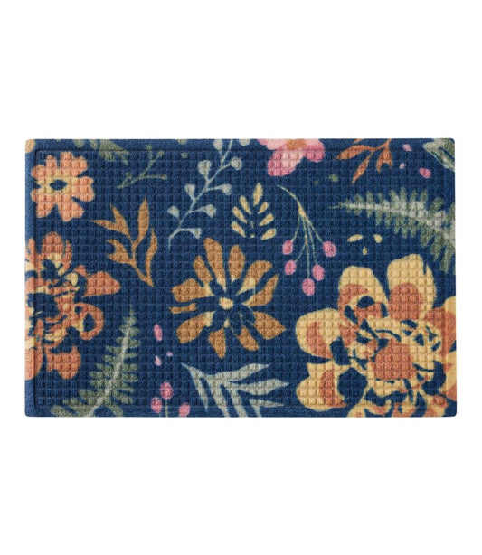 L.L.Bean | Printed Recycled Waterhog Doormat, Floral