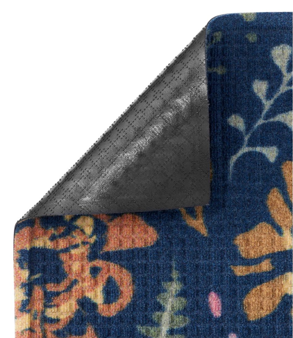 L.L.Bean | Printed Recycled Waterhog Doormat, Floral
