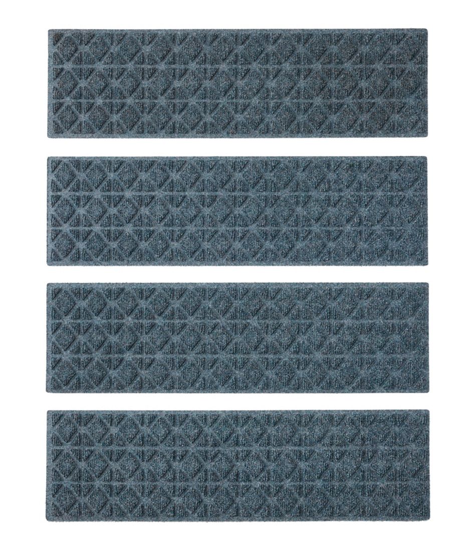 L.L.Bean | Everyspace Recycled Waterhog Mat, Stair Treads, Set of Four, Tiles