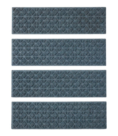 L.L.Bean | Everyspace Recycled Waterhog Mat, Stair Treads, Set of Four, Tiles