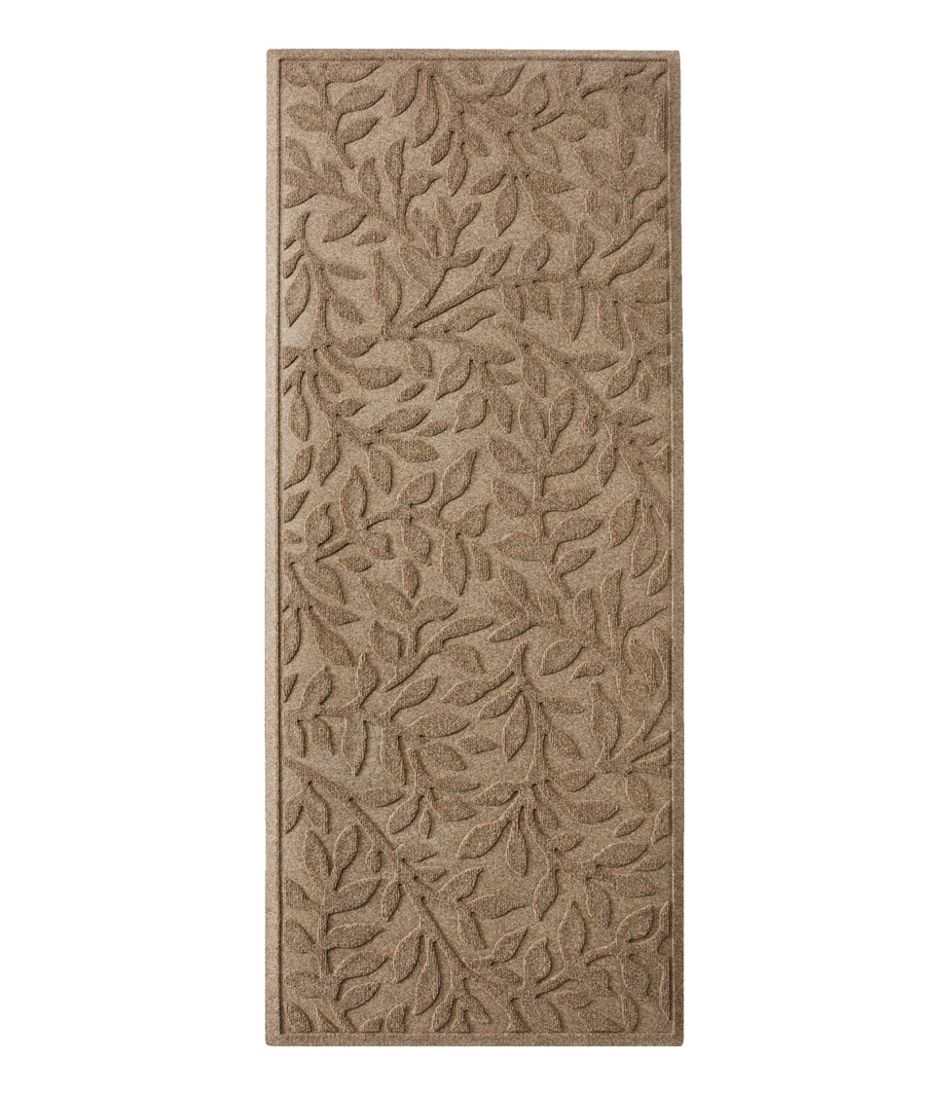 L.L.Bean | Heavyweight Recycled Waterhog Mat Runner, Woodland Leaf