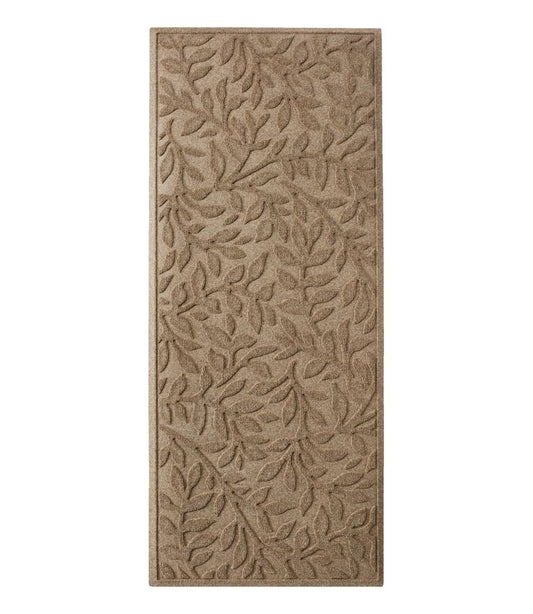 L.L.Bean | Heavyweight Recycled Waterhog Mat Runner, Woodland Leaf
