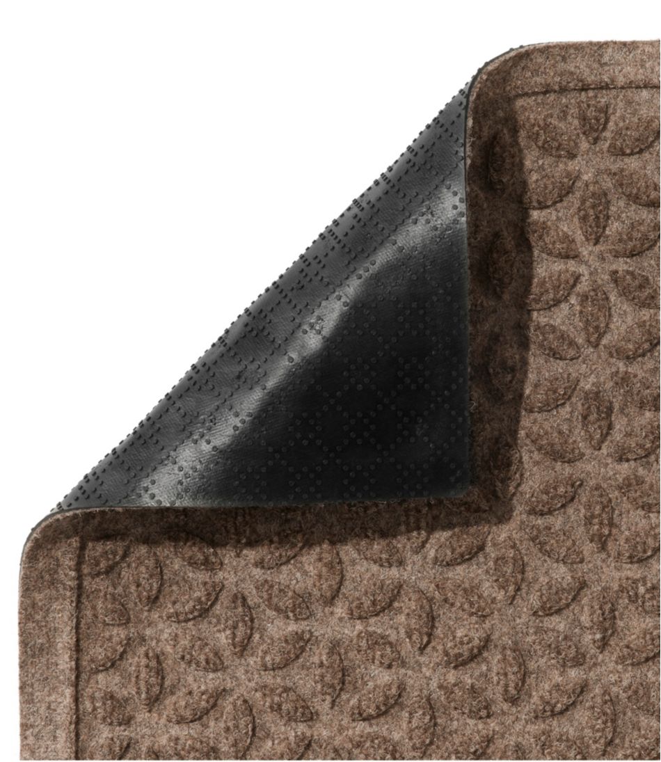 L.L.Bean | Heavyweight Recycled Waterhog Mat Runner, Blooming Circles