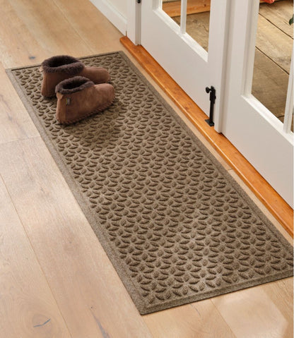 L.L.Bean | Heavyweight Recycled Waterhog Mat Runner, Blooming Circles