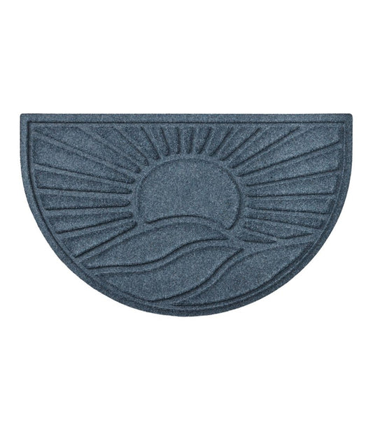 L.L.Bean | Everyspace Recycled Waterhog Doormat, Half Round, Sunrise