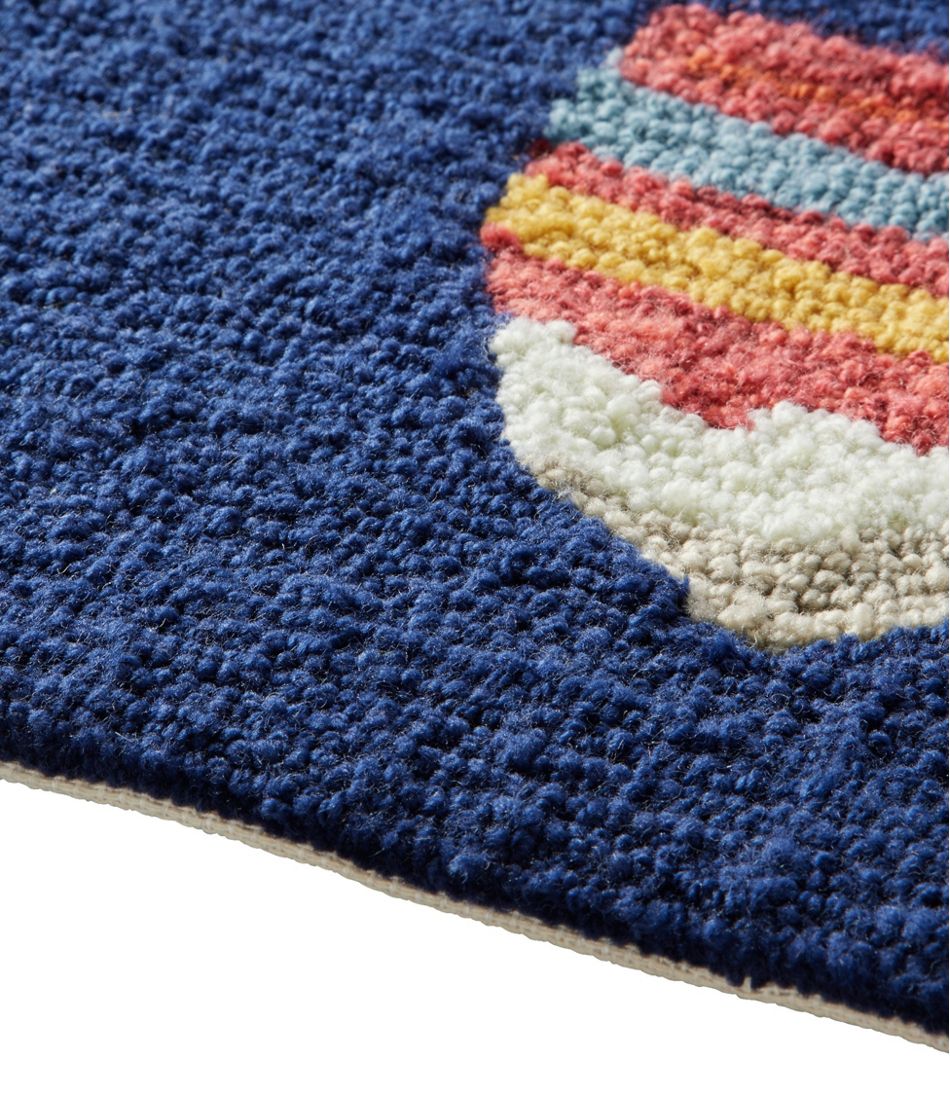 L.L.Bean | Indoor/Outdoor Vacationland Rug, Buoys