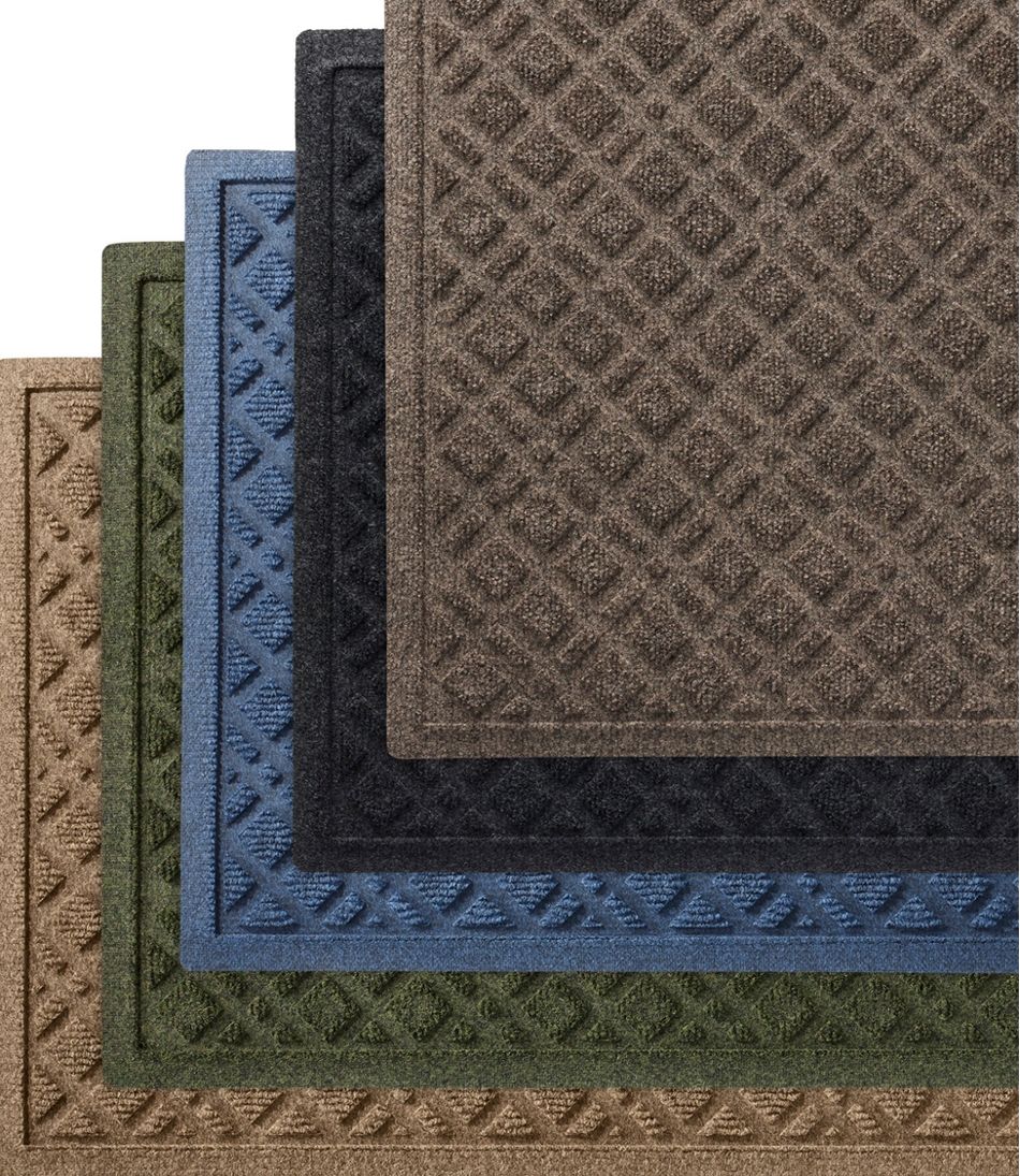 L.L.Bean | Heavyweight Recycled Waterhog Doormat, Plaid