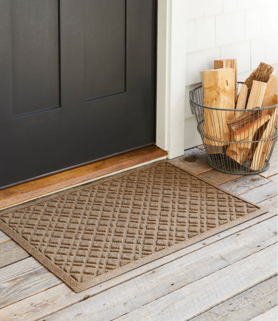 L.L.Bean | Heavyweight Recycled Waterhog Doormat, Plaid