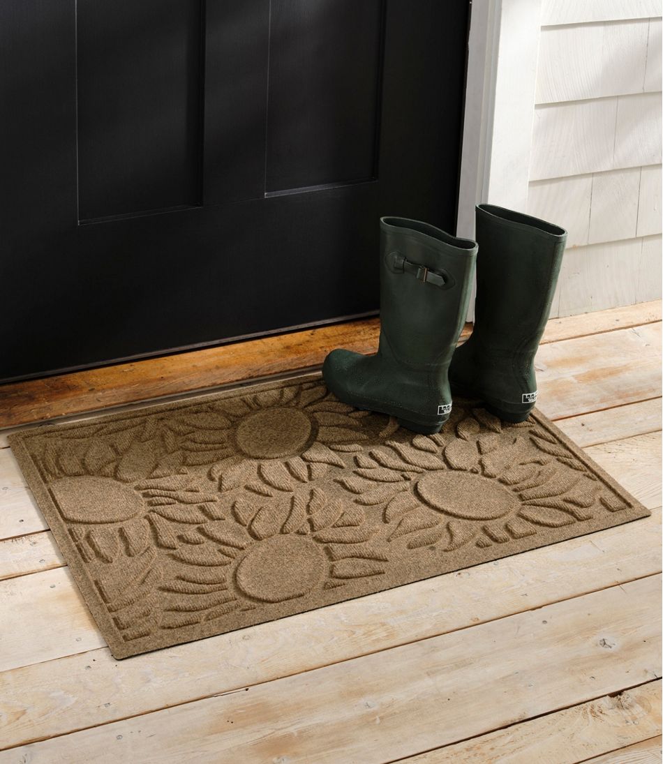 L.L.Bean | Everyspace Recycled Waterhog Doormat, Sunflower