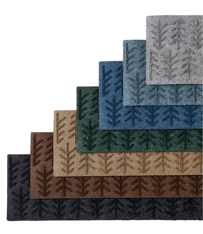 L.L.Bean | Everyspace Recycled Waterhog Mat, Stair Treads, Set of Four, Trees