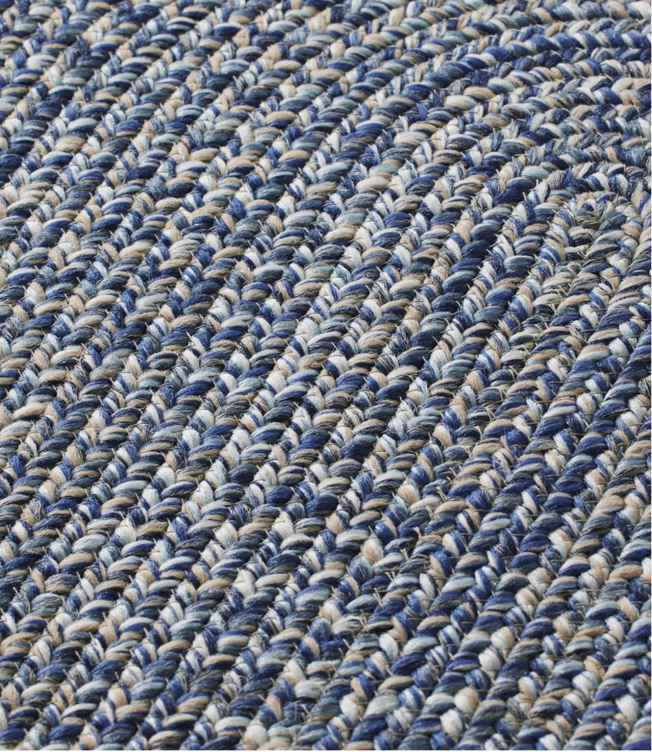 L.L.Bean | All-Weather Braided Runner, Concentric Pattern Oval