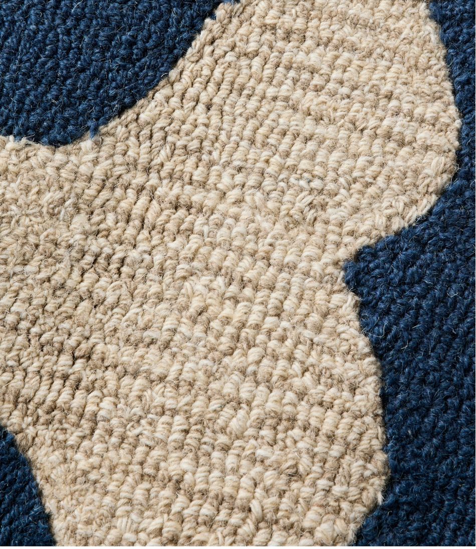 L.L.Bean | Wool Hooked Novelty Runner, Whale