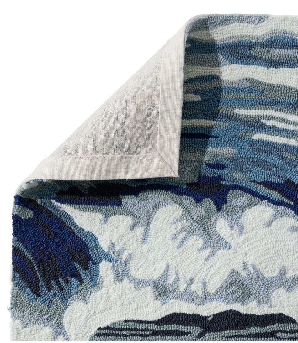 L.L.Bean | Indoor/Outdoor Vacationland Rug, Ocean Waves