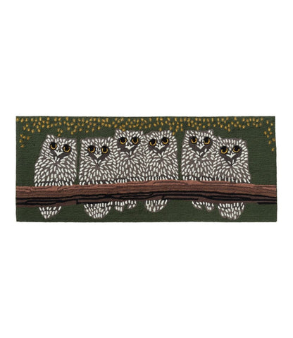 L.L.Bean | Indoor/Outdoor Vacationland Runner, Owls