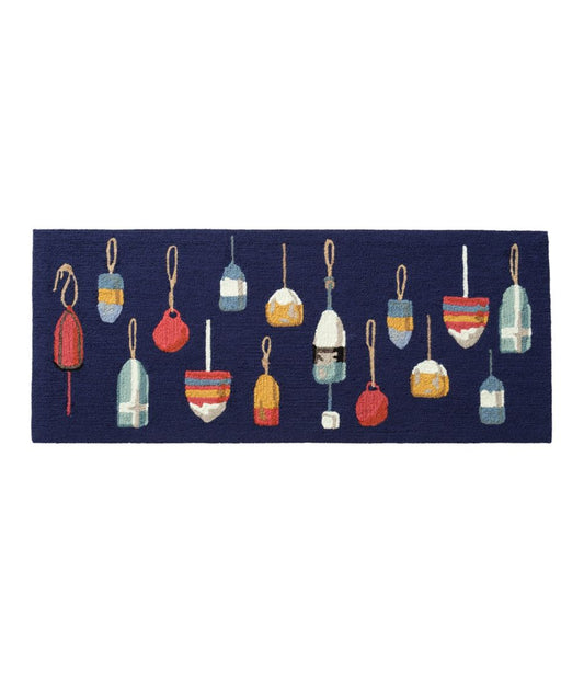 L.L.Bean | Indoor/Outdoor Vacationland Runner, Buoys