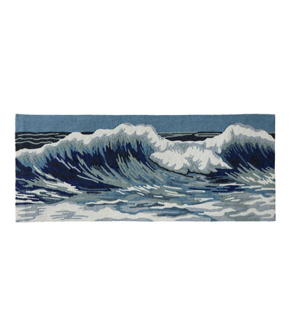 L.L.Bean | Indoor/Outdoor Vacationland Runner, Ocean Waves