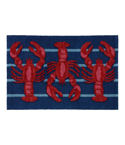 L.L.Bean | Indoor/Outdoor Vacationland Rug, Lobsters
