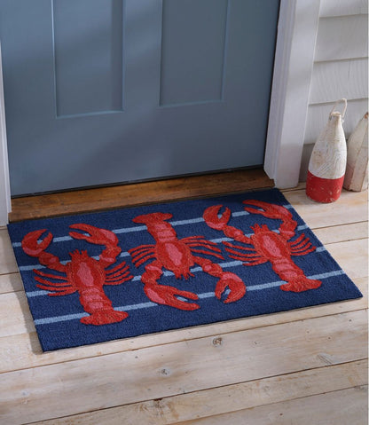 L.L.Bean | Indoor/Outdoor Vacationland Rug, Lobsters