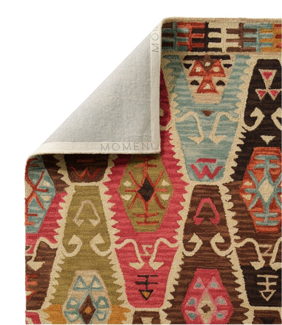 L.L.Bean | Rustic Geometric Wool Hooked Runner