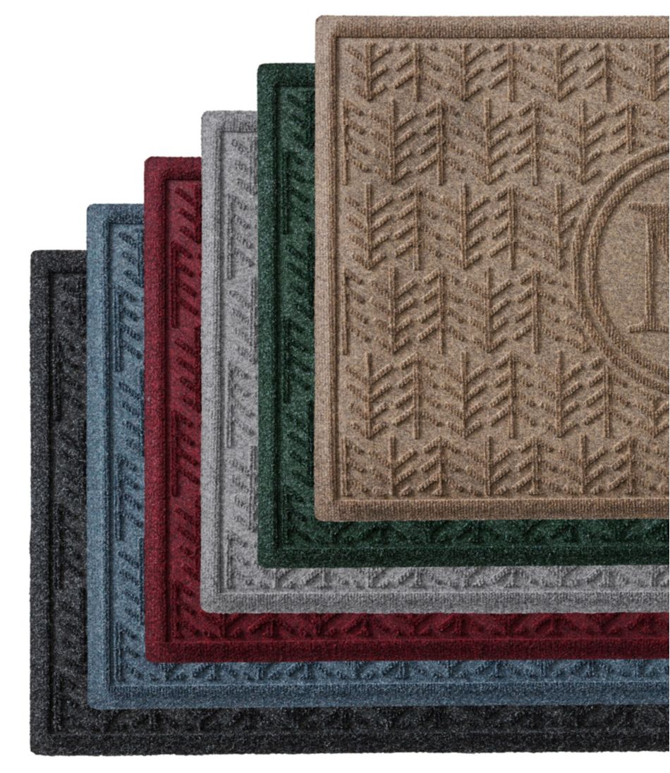 L.L.Bean | Everyspace Recycled Waterhog Doormat, Trees, Personalized