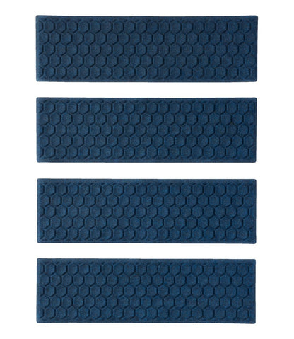 L.L.Bean | Washable Waterhog Mat, Stair Treads, Set of Four, Honeycomb