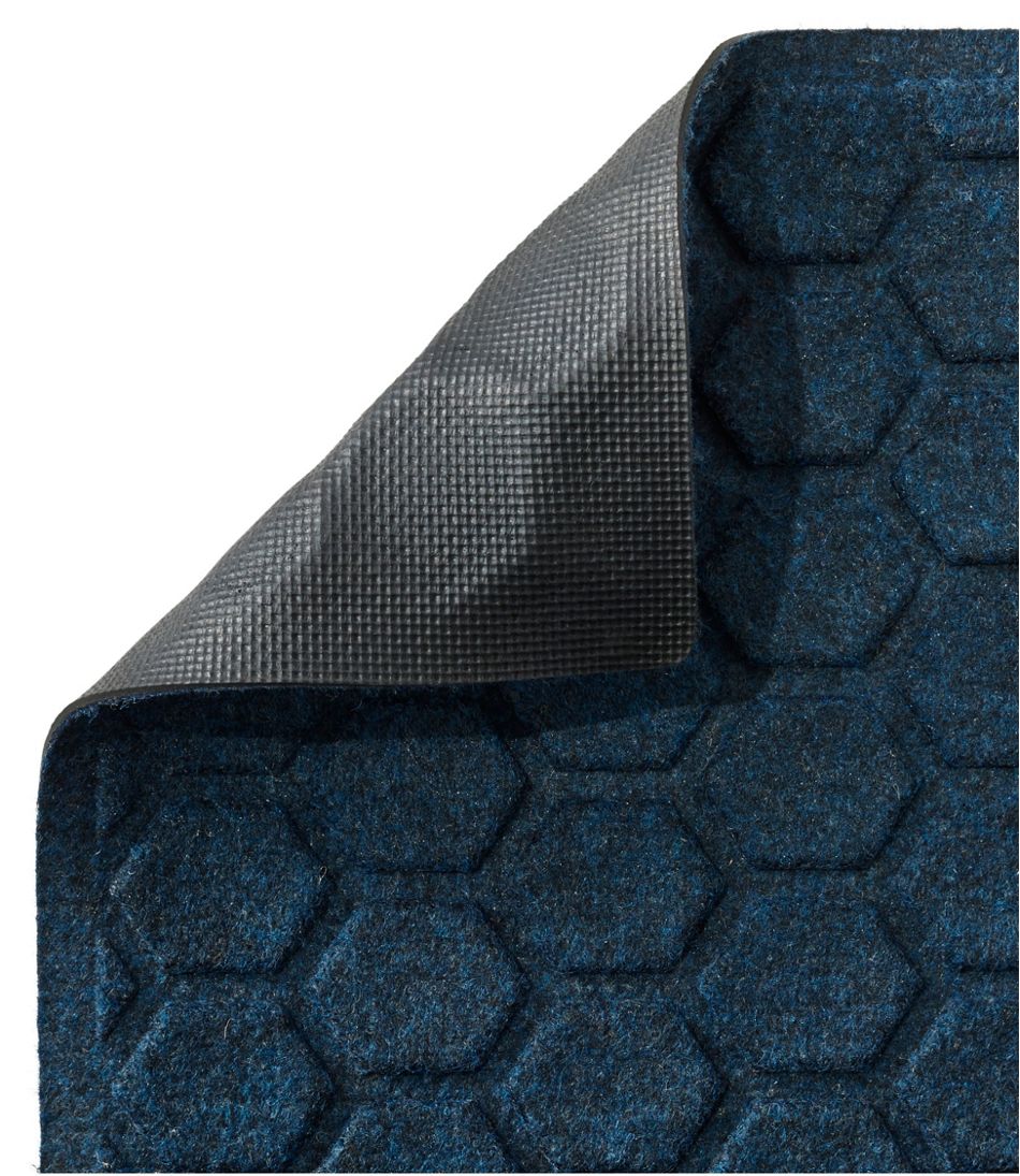 L.L.Bean | Washable Waterhog Mat, Stair Treads, Set of Four, Honeycomb