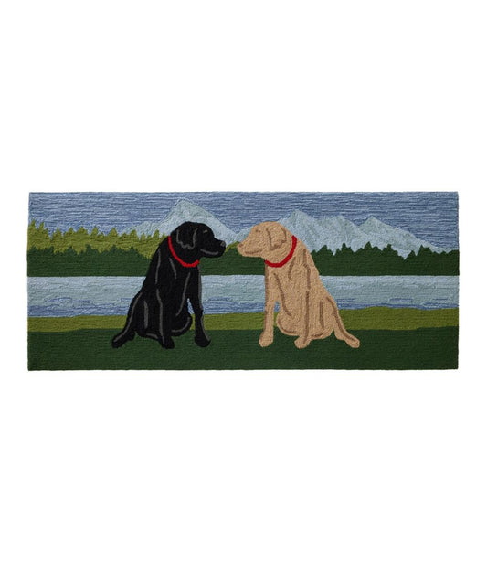 L.L.Bean | Indoor/Outdoor Vacationland Runner, Mountain Dogs