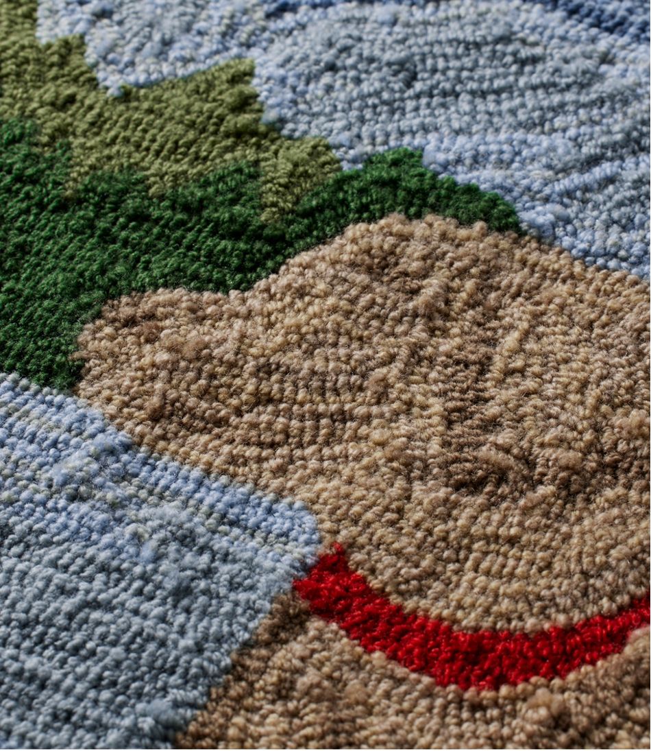 L.L.Bean | Indoor/Outdoor Vacationland Runner, Mountain Dogs