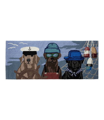 L.L.Bean | Indoor/Outdoor Vacationland Runner, Seaside Dogs