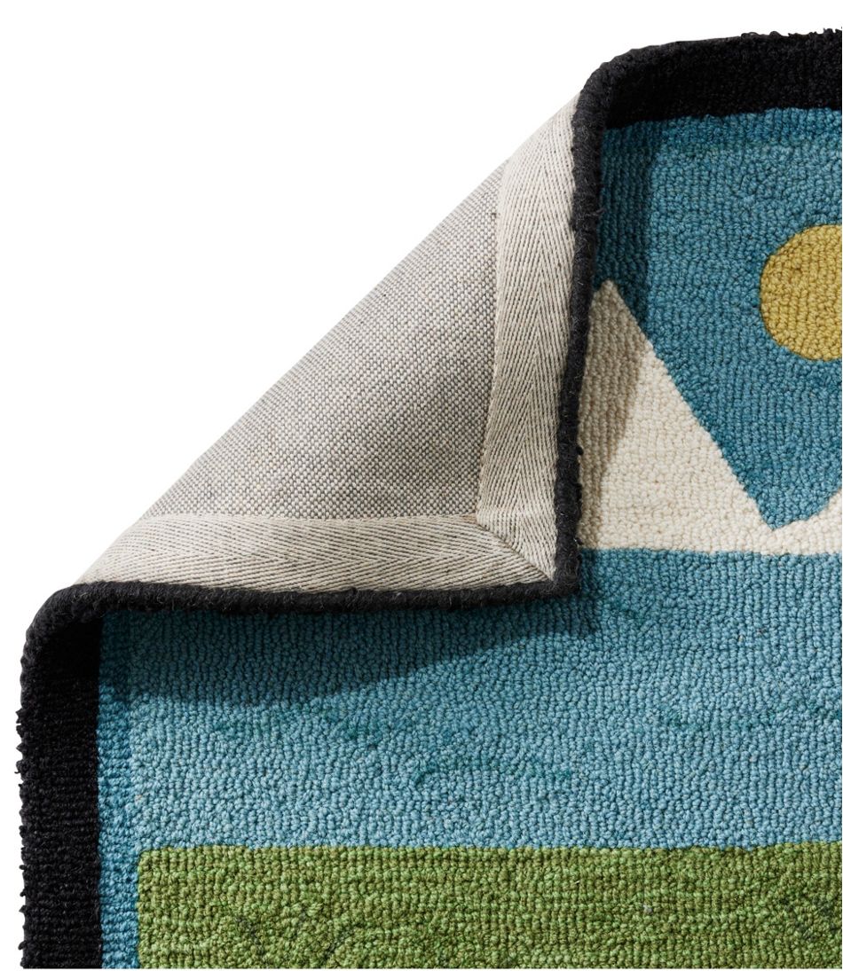 L.L.Bean | Wool Hooked Novelty Runner, Lakeside Labs