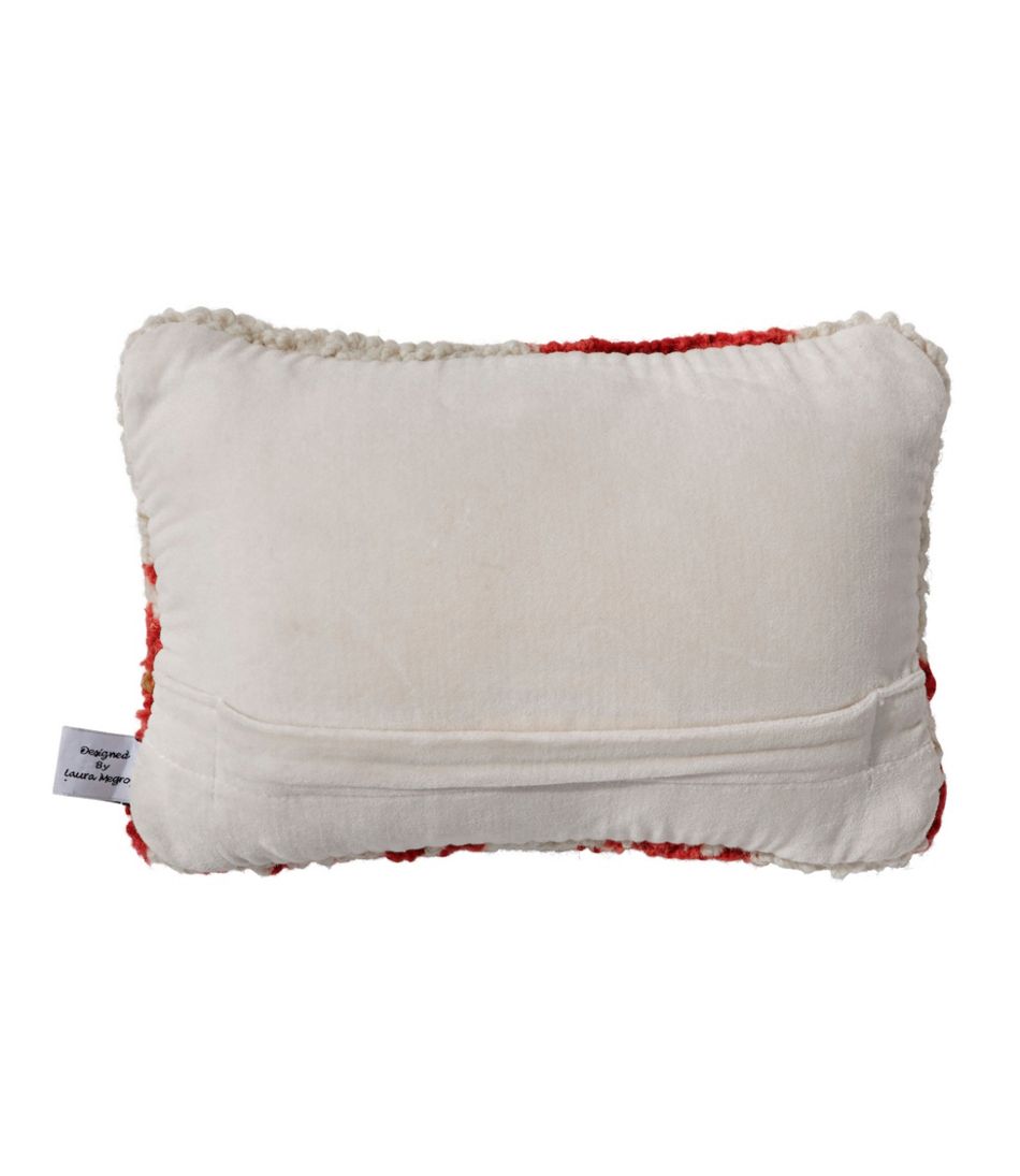 L.L.Bean | Wool Hooked Throw Pillow, Lobster, 8" x 12"