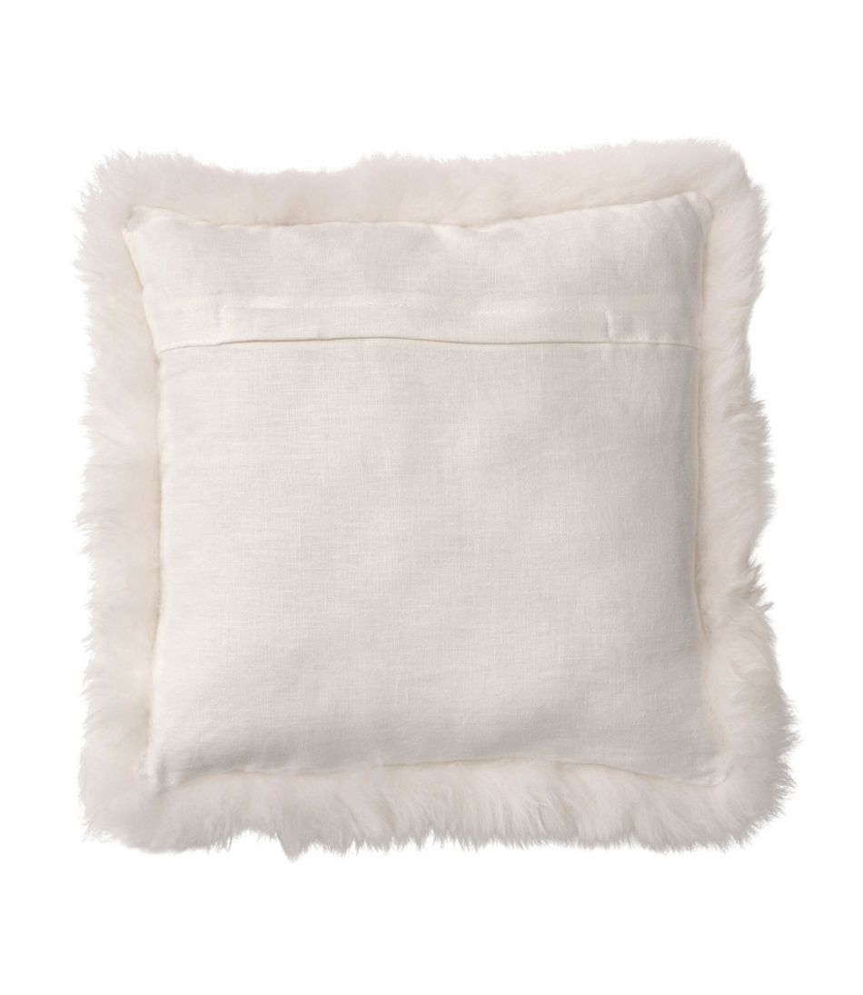 L.L.Bean | Sheepskin Throw Pillow, 14" x 14"