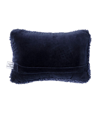 L.L.Bean | Wool Hooked Throw Pillow, Whale, 8" x 12"