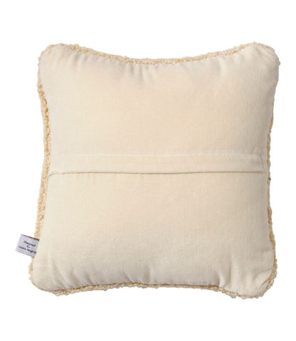 L.L.Bean | Wool Hooked Throw Pillow, Black Dog, 14" x 14"