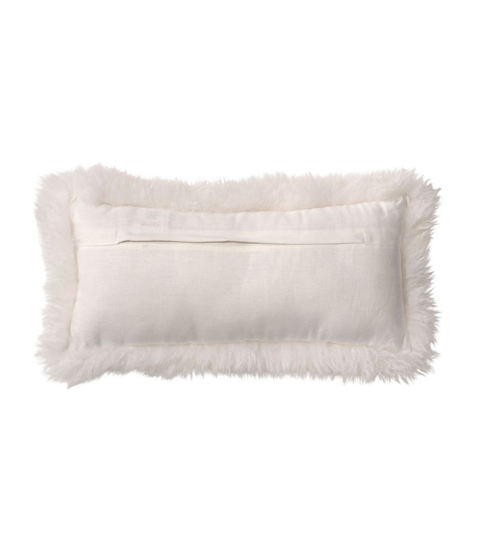 L.L.Bean | Sheepskin Throw Pillow, 11" x 22"