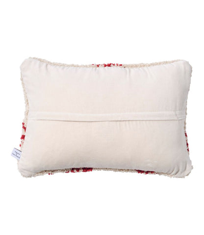 L.L.Bean | Wool Hooked Throw Pillow, Snowflake, 14" x 20"