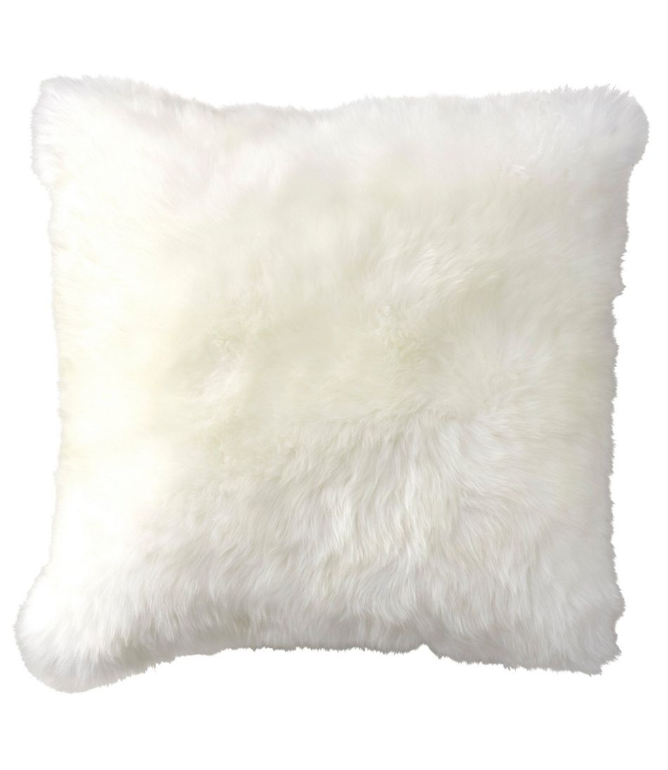 L.L.Bean | Sheepskin Throw Pillow, 20" x 20"