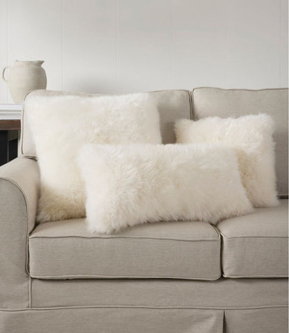 L.L.Bean | Sheepskin Throw Pillow, 20" x 20"