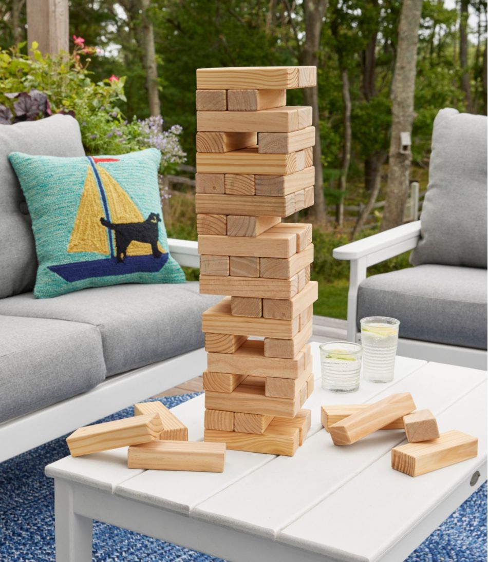 L.L.Bean | Yard Games Tumbling Timbers, Large