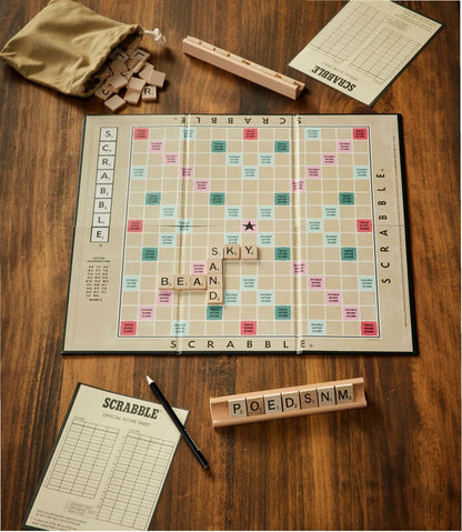 L.L.Bean | Scrabble Vintage Bookshelf Game