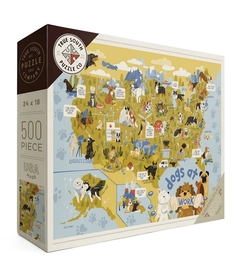 L.L.Bean | Dogs at Work Puzzle, 500 Pieces