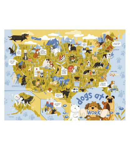 L.L.Bean | Dogs at Work Puzzle, 500 Pieces