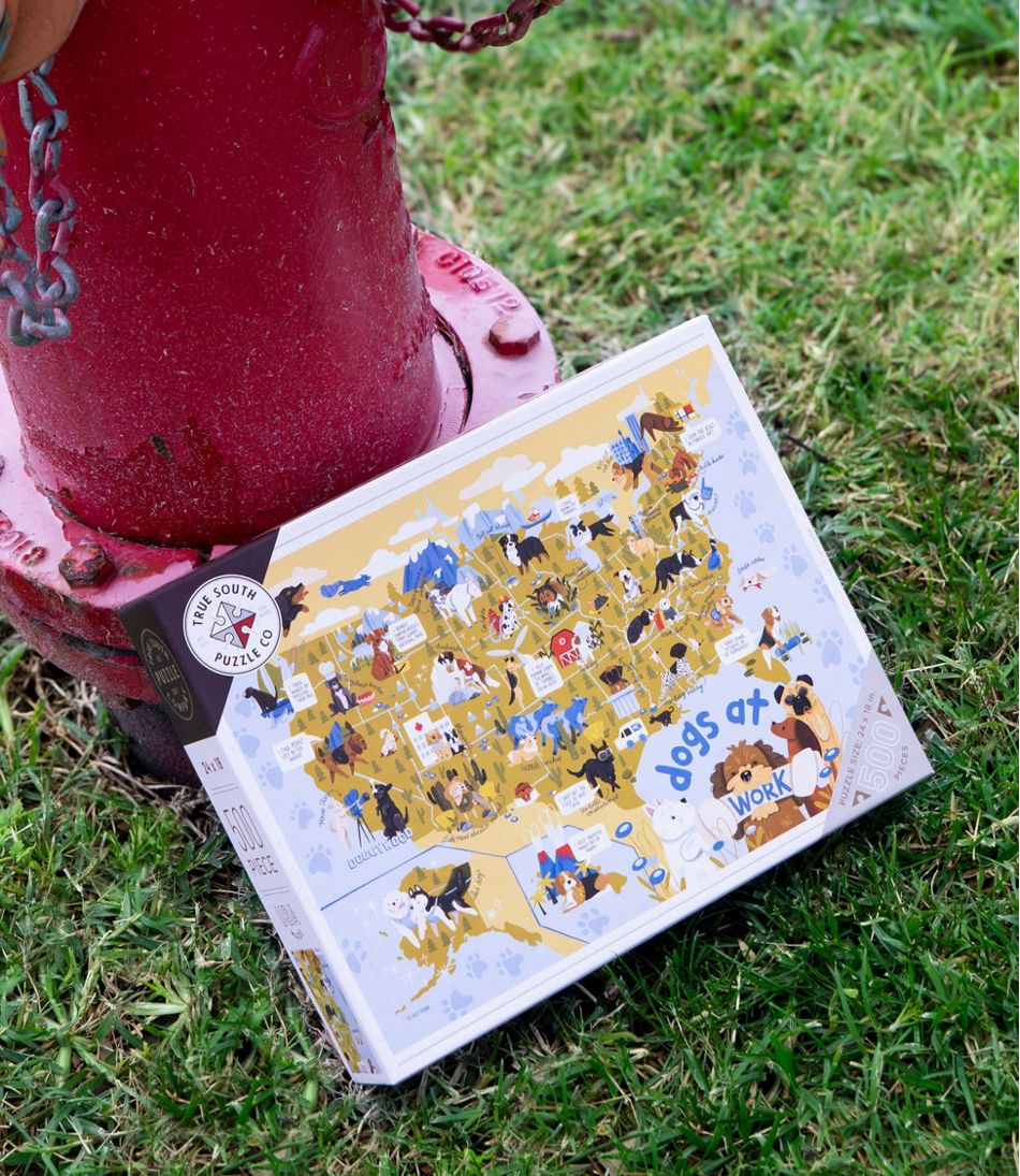 L.L.Bean | Dogs at Work Puzzle, 500 Pieces