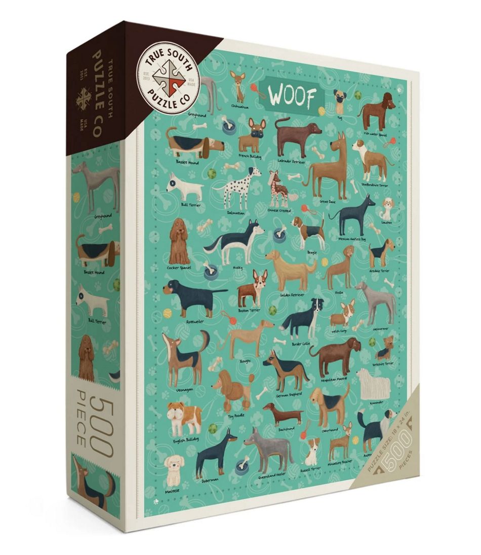 L.L.Bean | Woof Dogs Puzzle, 500 Pieces